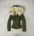 Vintage Faux Fur Jacke (S)
