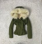 Vintage Faux Fur Jacke (S)