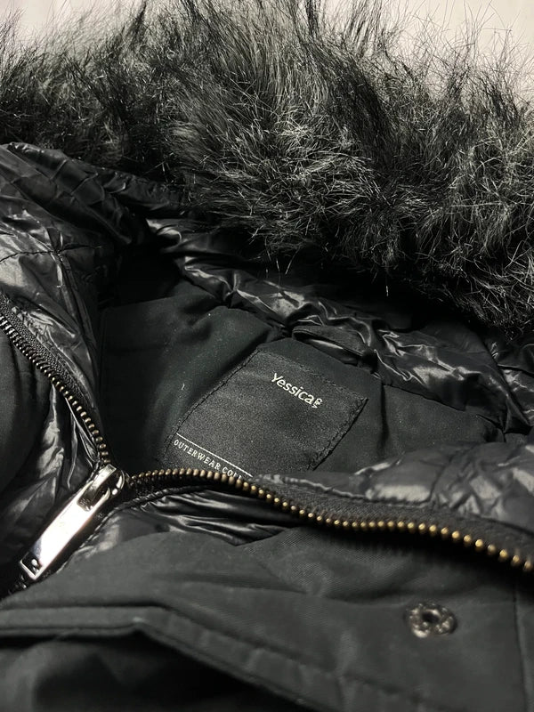 Vintage Faux Fur Jacke (M)