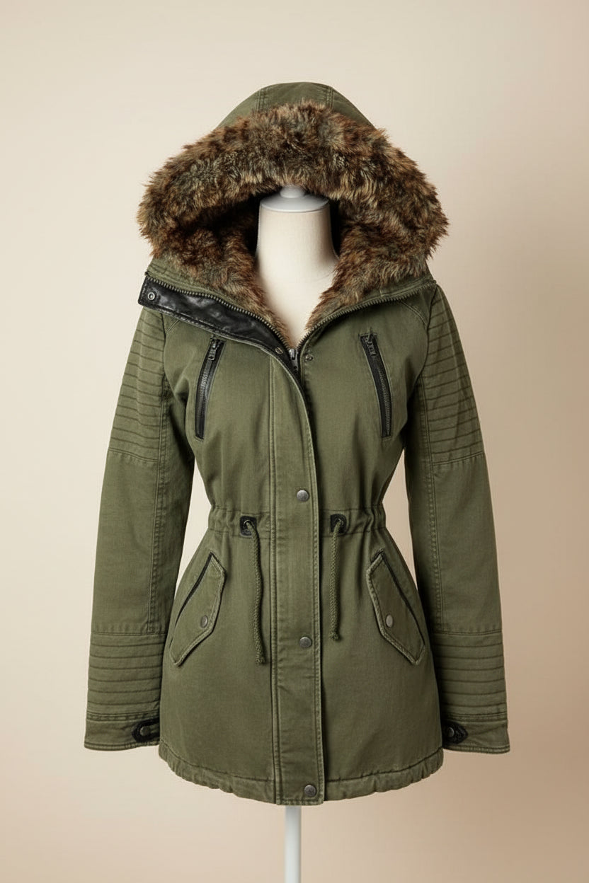 Vintage Faux Fur Jacke (M)