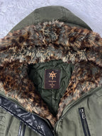 Vintage Faux Fur Jacke (M)