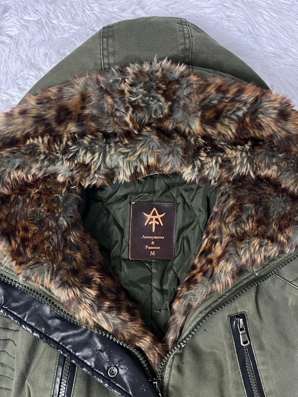 Vintage Faux Fur Jacke (M)