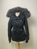 Vintage Faux Fur Jacke (M)