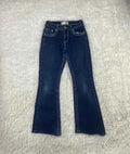 mbroidered Y2K Flared Denim Jeans (Grösse-XS)