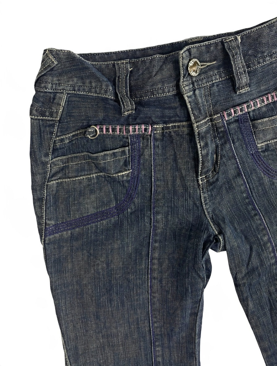 Mezzo Piano Vintage low waist flared jeans (Größe XXS)