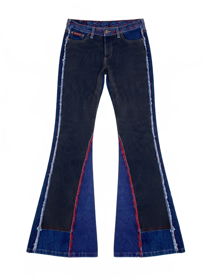 Solido inc. Vintage low waist flared jeans (Größe XS)