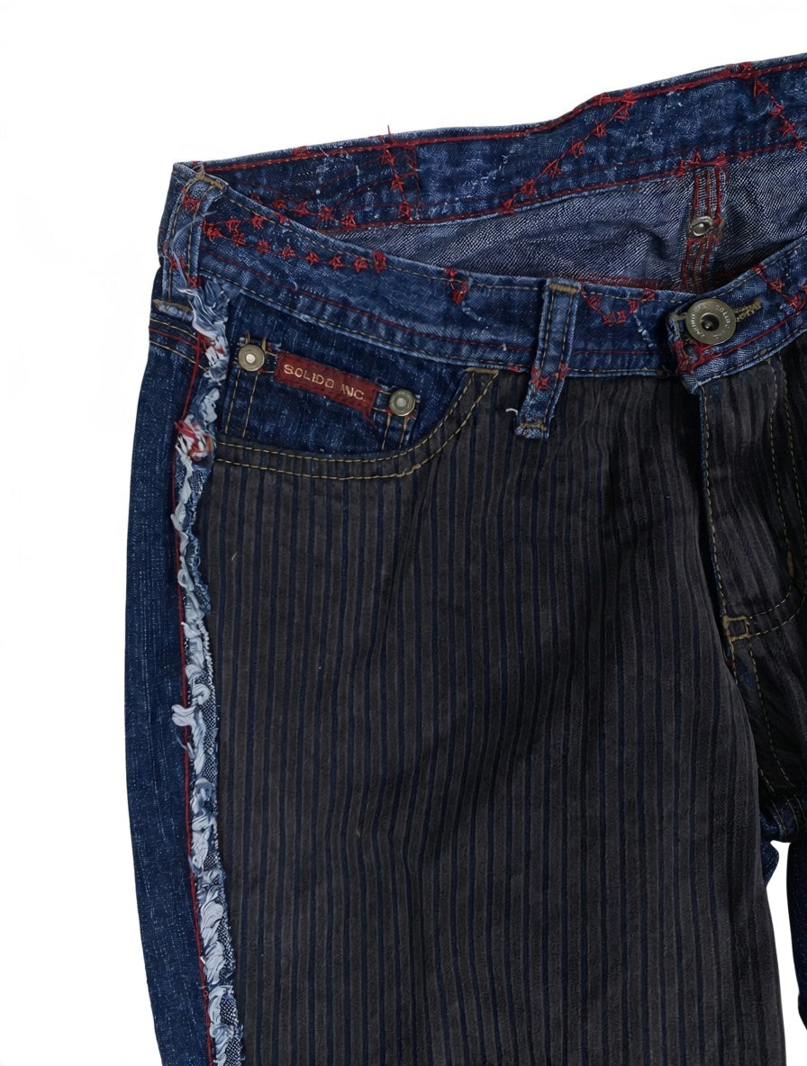 Solido inc. Vintage low waist flared jeans (Größe XS)