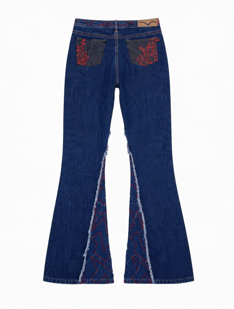 Solido inc. Vintage low waist flared jeans (Größe XS)