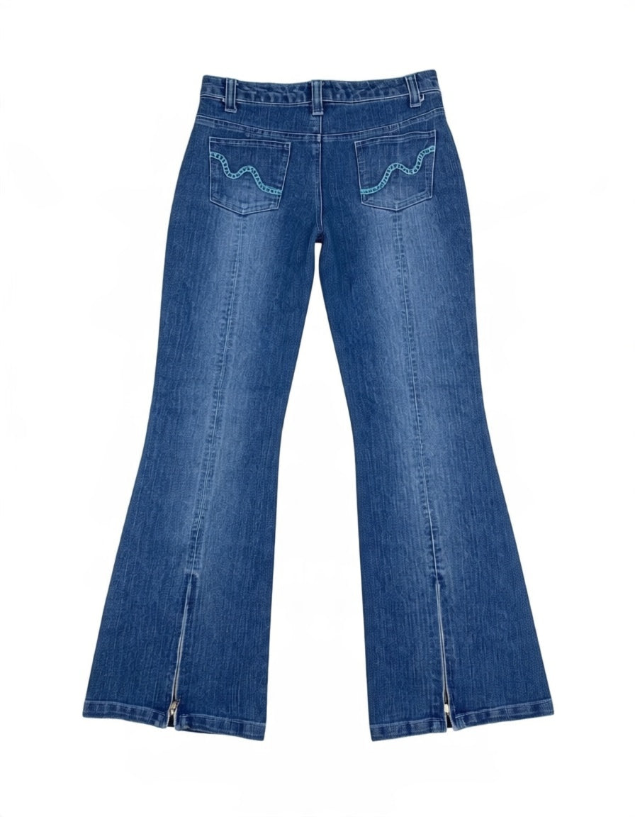NSI Jeans co. Vintage low waist flared jeans (Größe XS)
