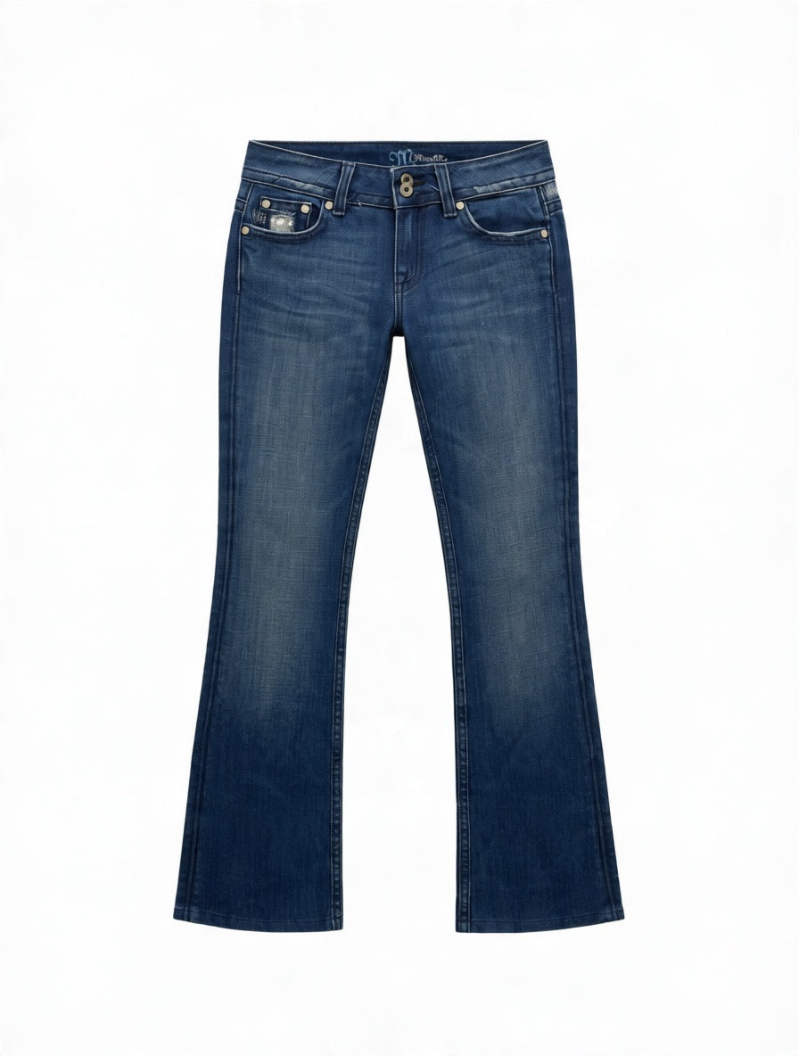 Miss Me Vintage low waist flared jeans (Größe XS)