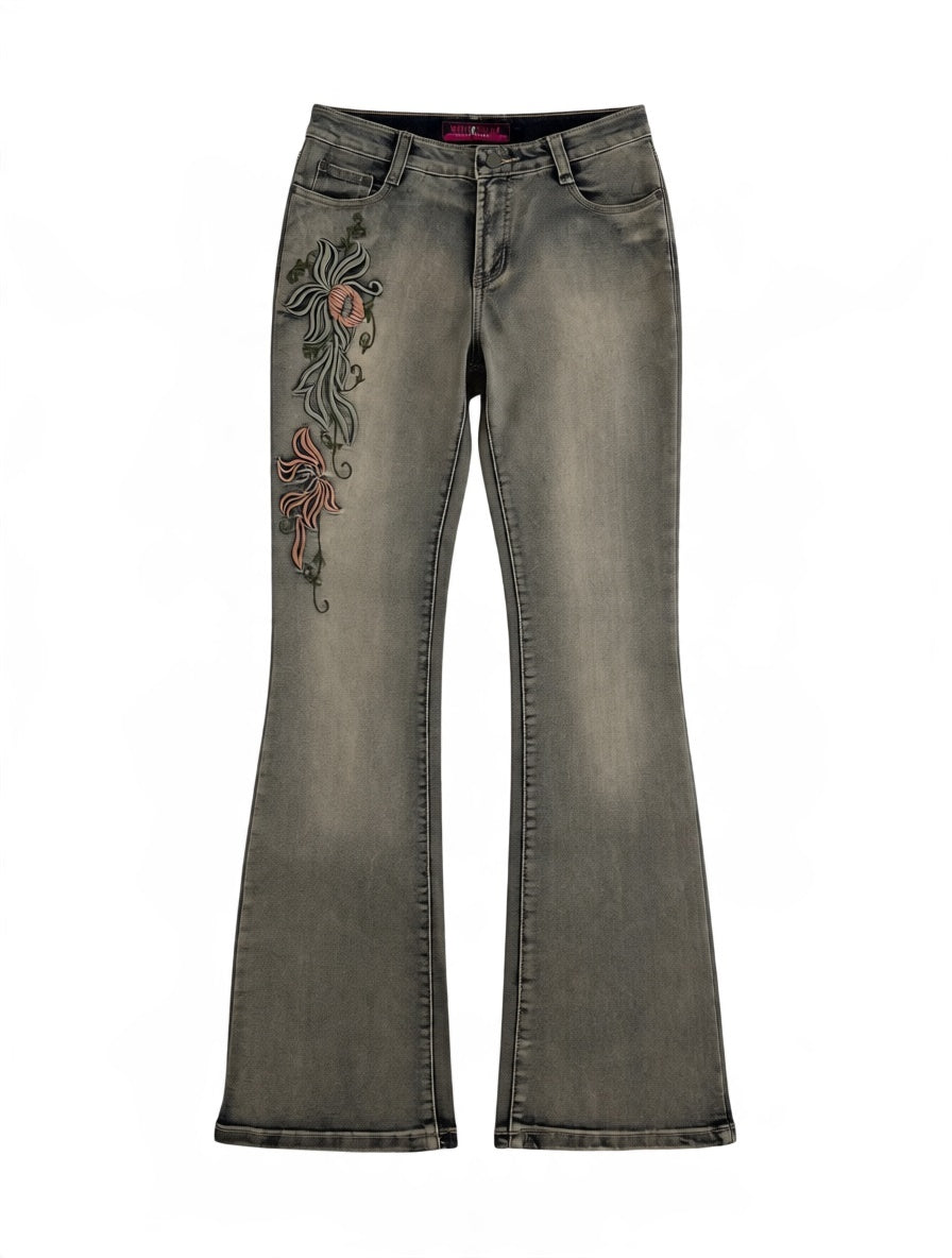 hongrunlai Vintage Jeans Größe S – Detailansicht 2