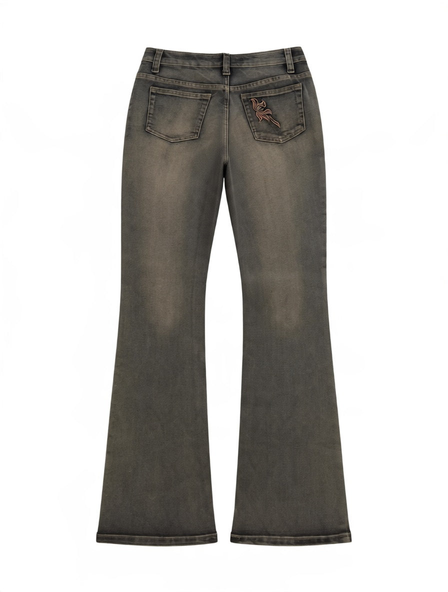 hongrunlai Vintage Jeans Größe S – Detailansicht 4