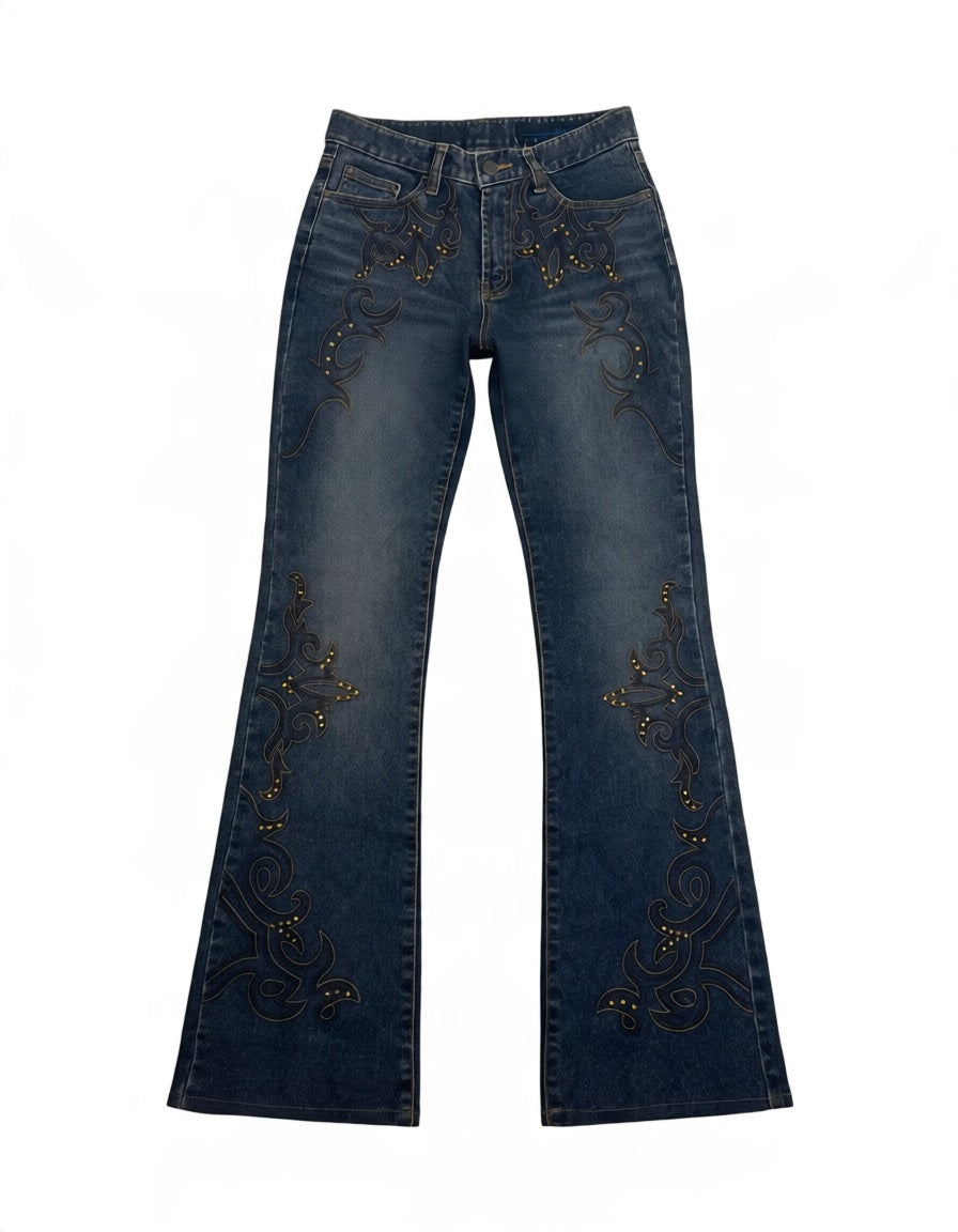 Blue Vintage Jeans Größe XXS – Detailansicht 2