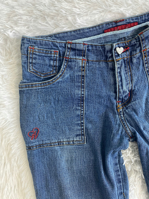 Angela Vintage low waist flared jeans (Größe S)