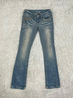 Amethyst Vintage low waist flared jeans (Größe XS)