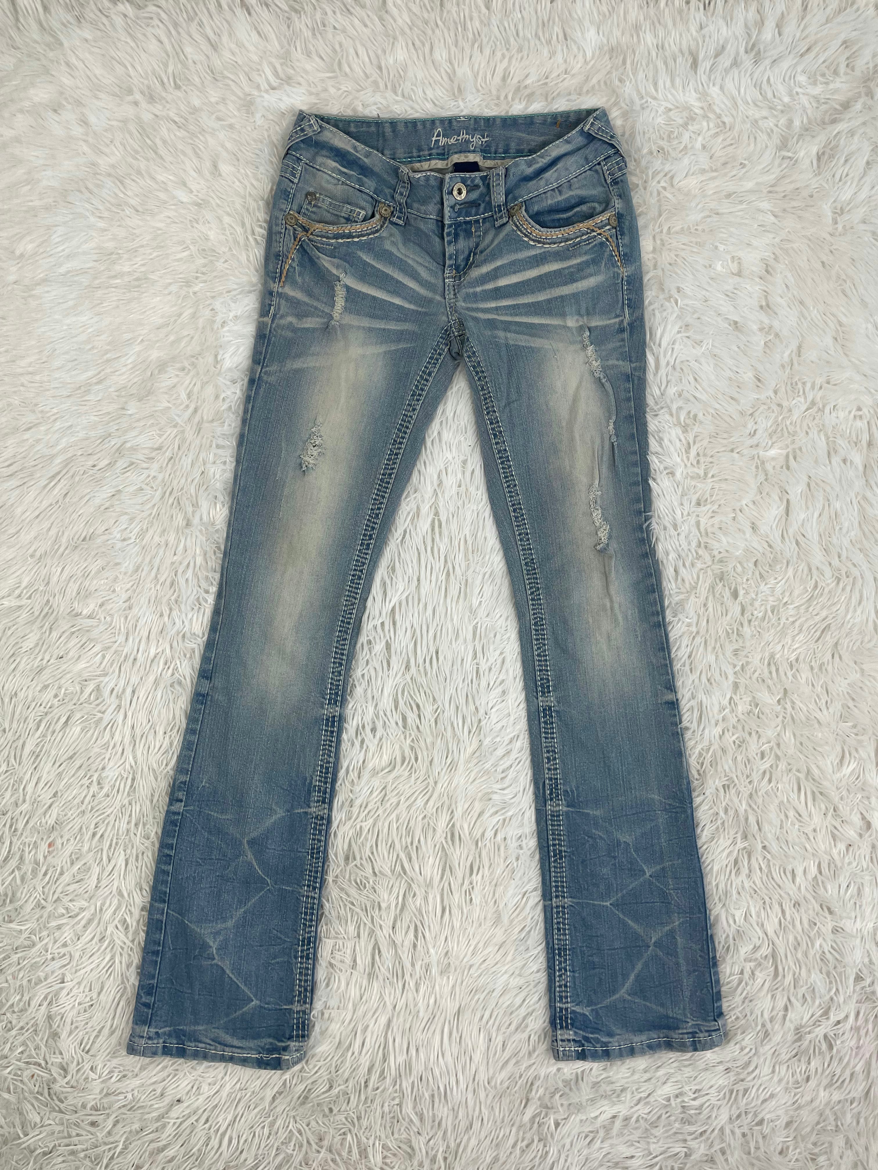 Amethyst Vintage low waist flared jeans (Größe XS)