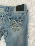 Amethyst Vintage low waist flared jeans (Größe XS)