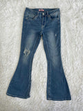 True Leech Vintage low waist flared jeans (Größe S)