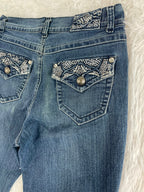 Vintage low waist flared jeans (Größe S)