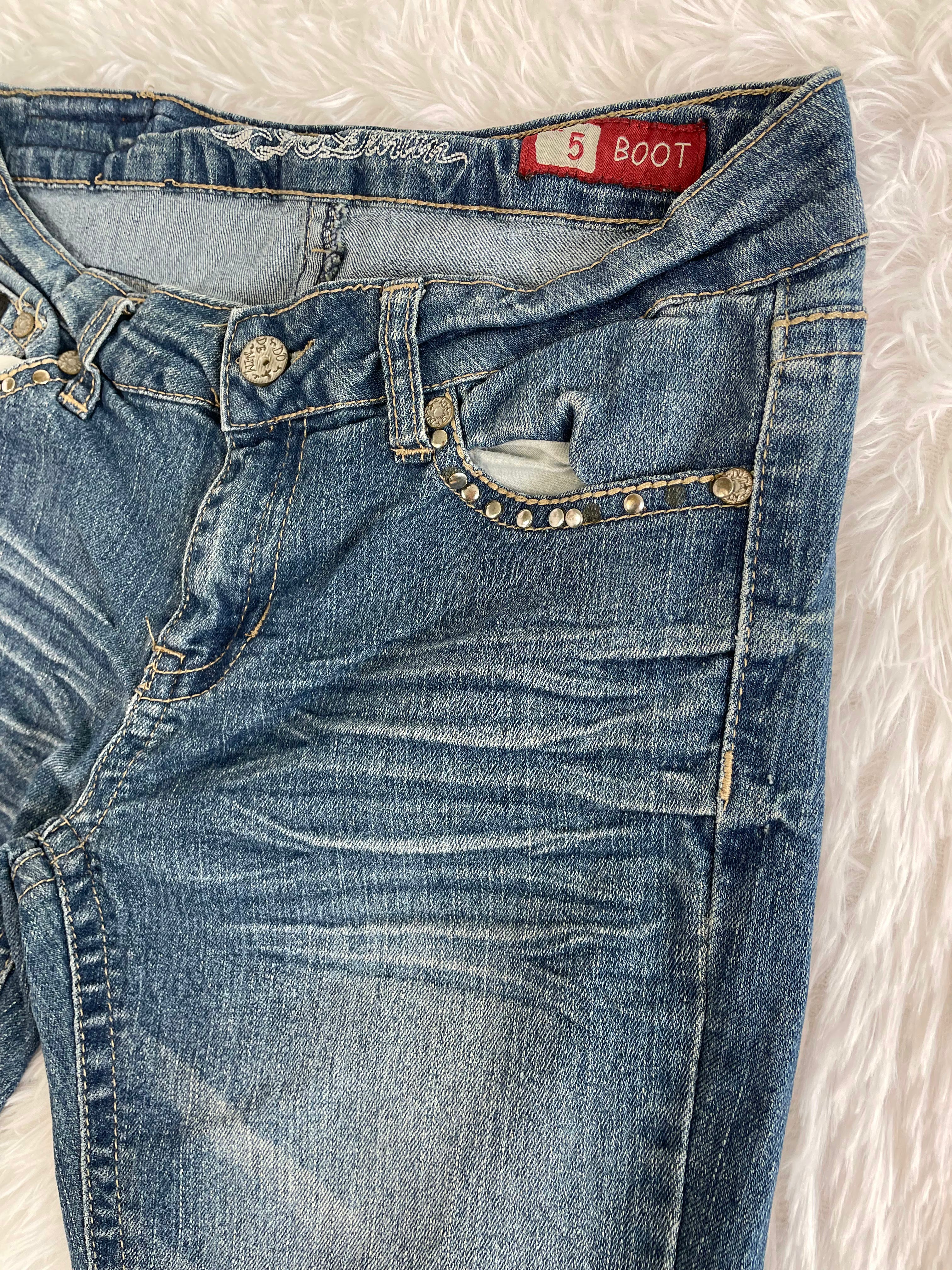 Do Denim Vintage low waist flared jeans (Größe S)