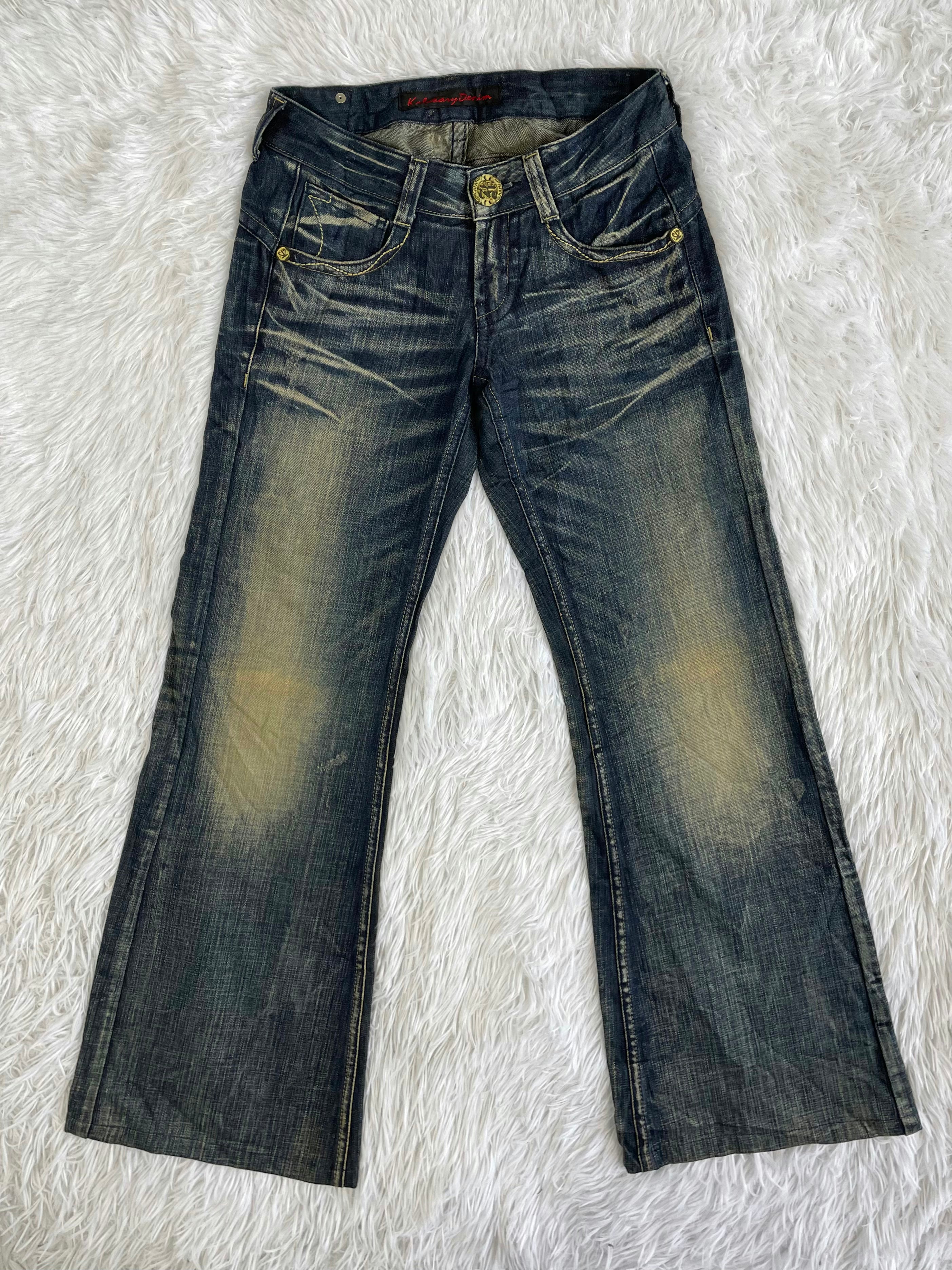 Kalakary Denim Vintage low waist flared jeans (Größe XS)