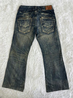 Kalakary Denim Vintage low waist flared jeans (Größe XS)