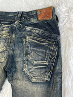 Kalakary Denim Vintage low waist flared jeans (Größe XS)