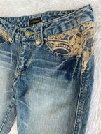 Rei Firenze Vintage low waist flared jeans (Größe XS)