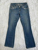 Grace in LA Vintage low waist flared jeans (Größe S)