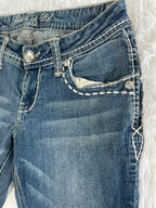 Grace in LA Vintage low waist flared jeans (Größe S)