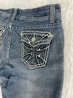 Mi - Jeans Vintage low waist flared jeans (Größe XS)