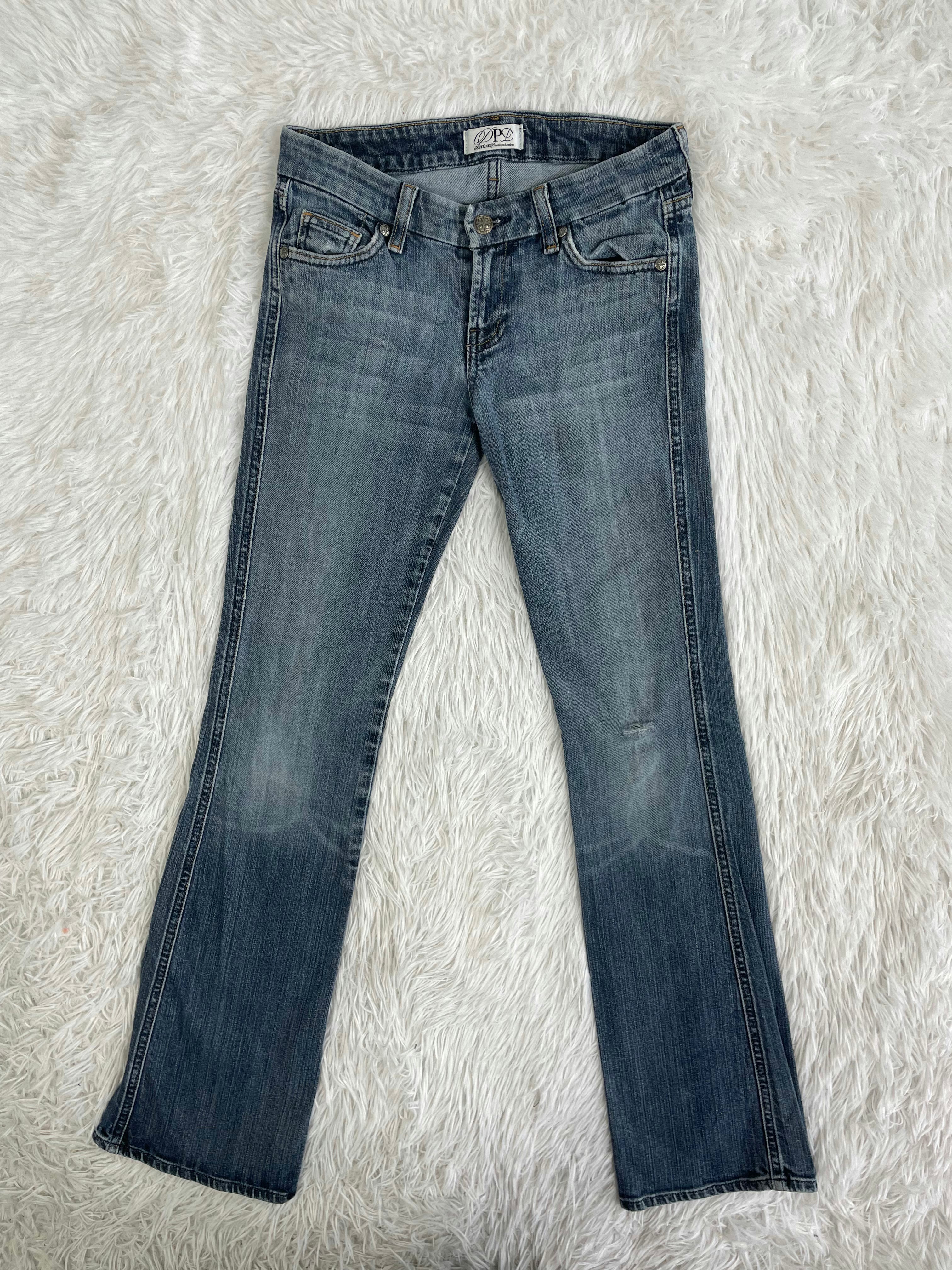 Deluxe Premium Denim Vintage low waist flared jeans (Größe XS)