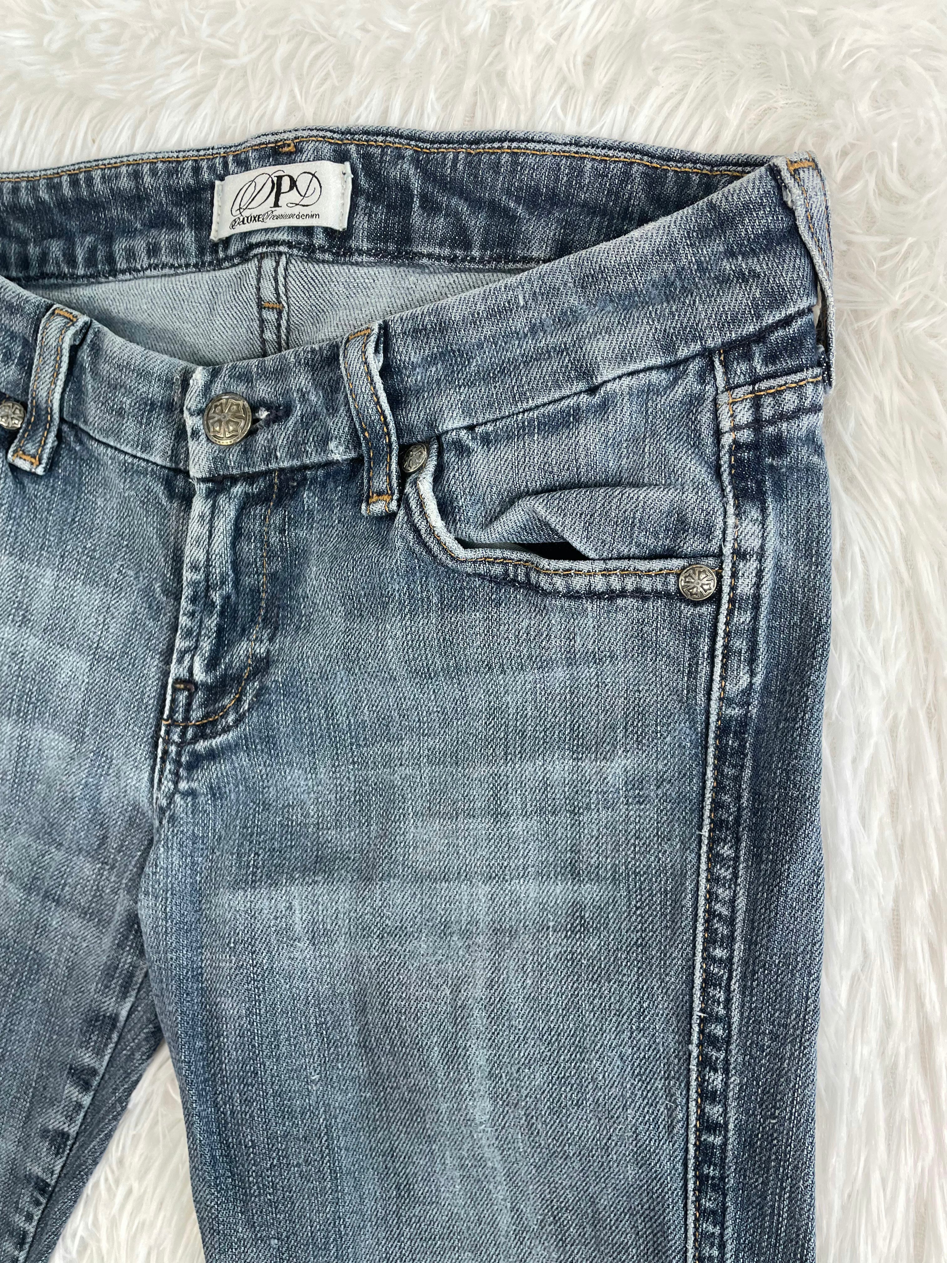 Deluxe Premium Denim Vintage low waist flared jeans (Größe XS)