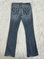 Deluxe Premium Denim Vintage low waist flared jeans (Größe XS)