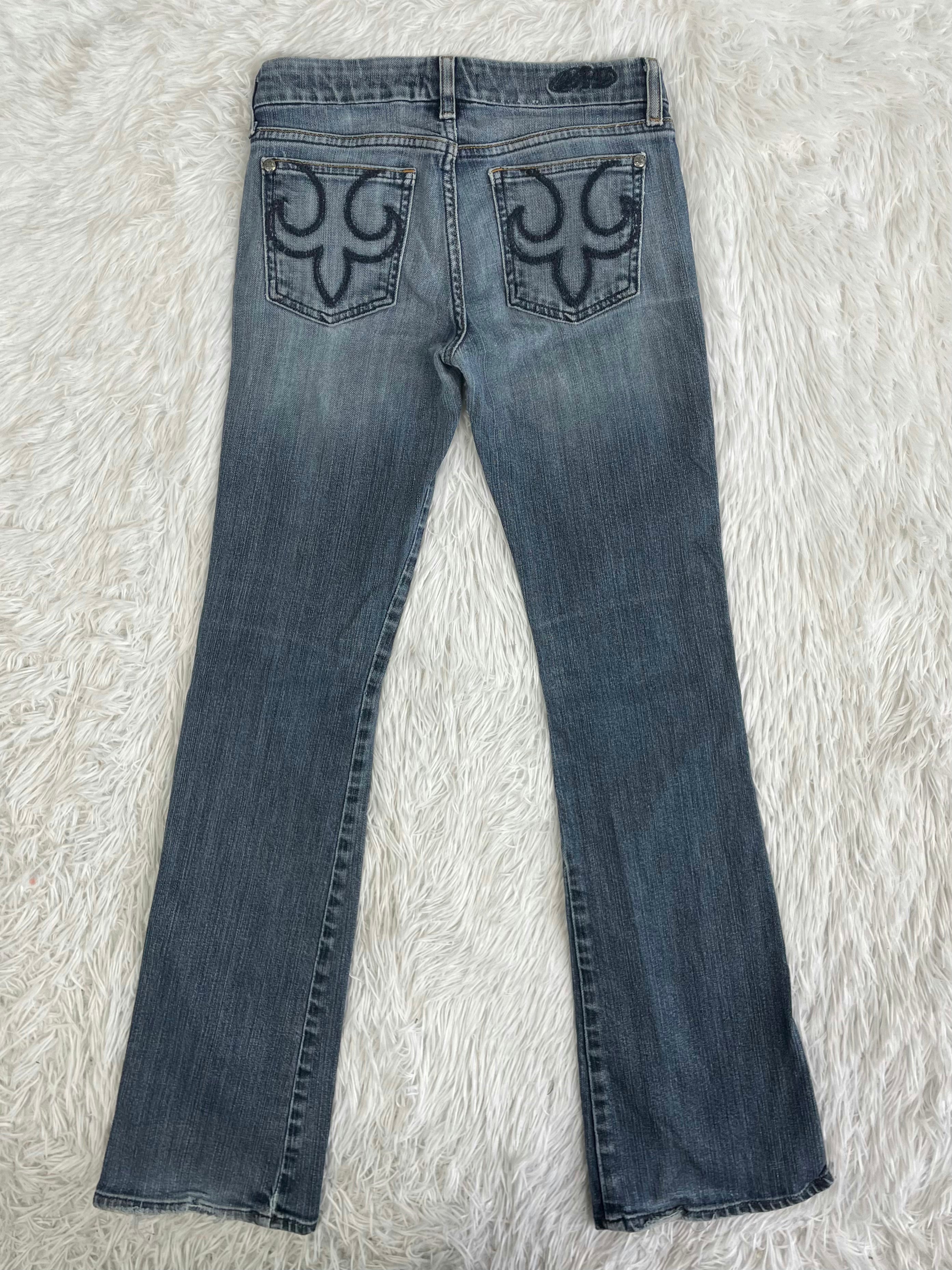 Deluxe Premium Denim Vintage low waist flared jeans (Größe XS)