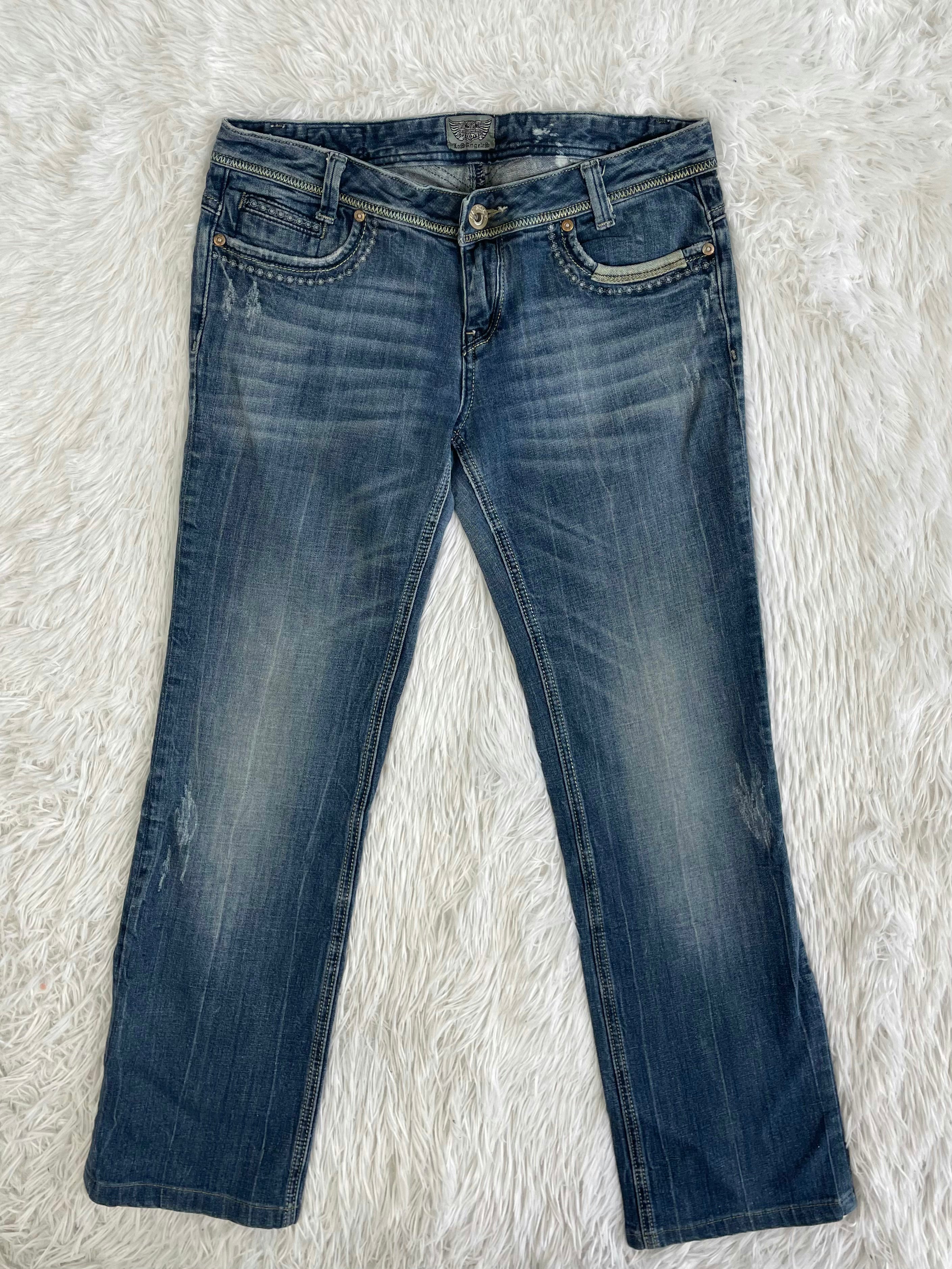 Los Angeles Vintage low waist flared jeans (Größe L)