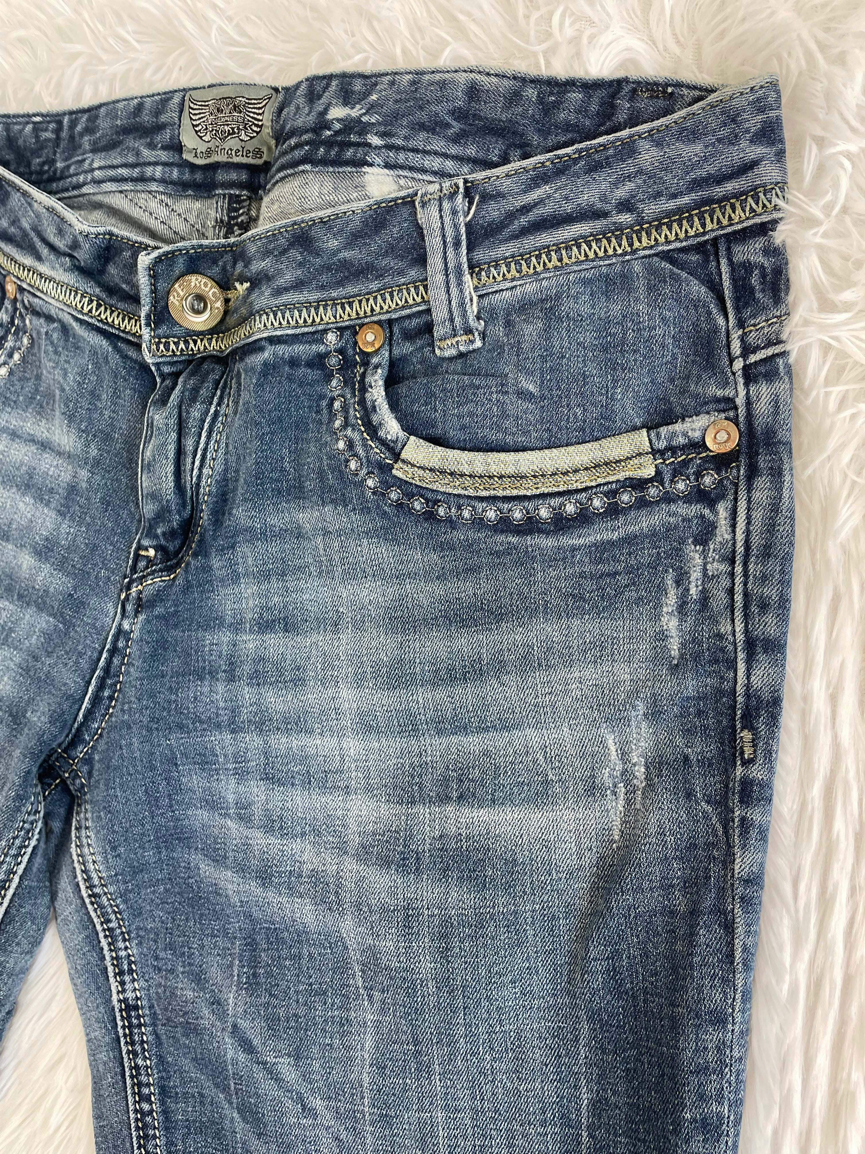 Los Angeles Vintage low waist flared jeans (Größe L)