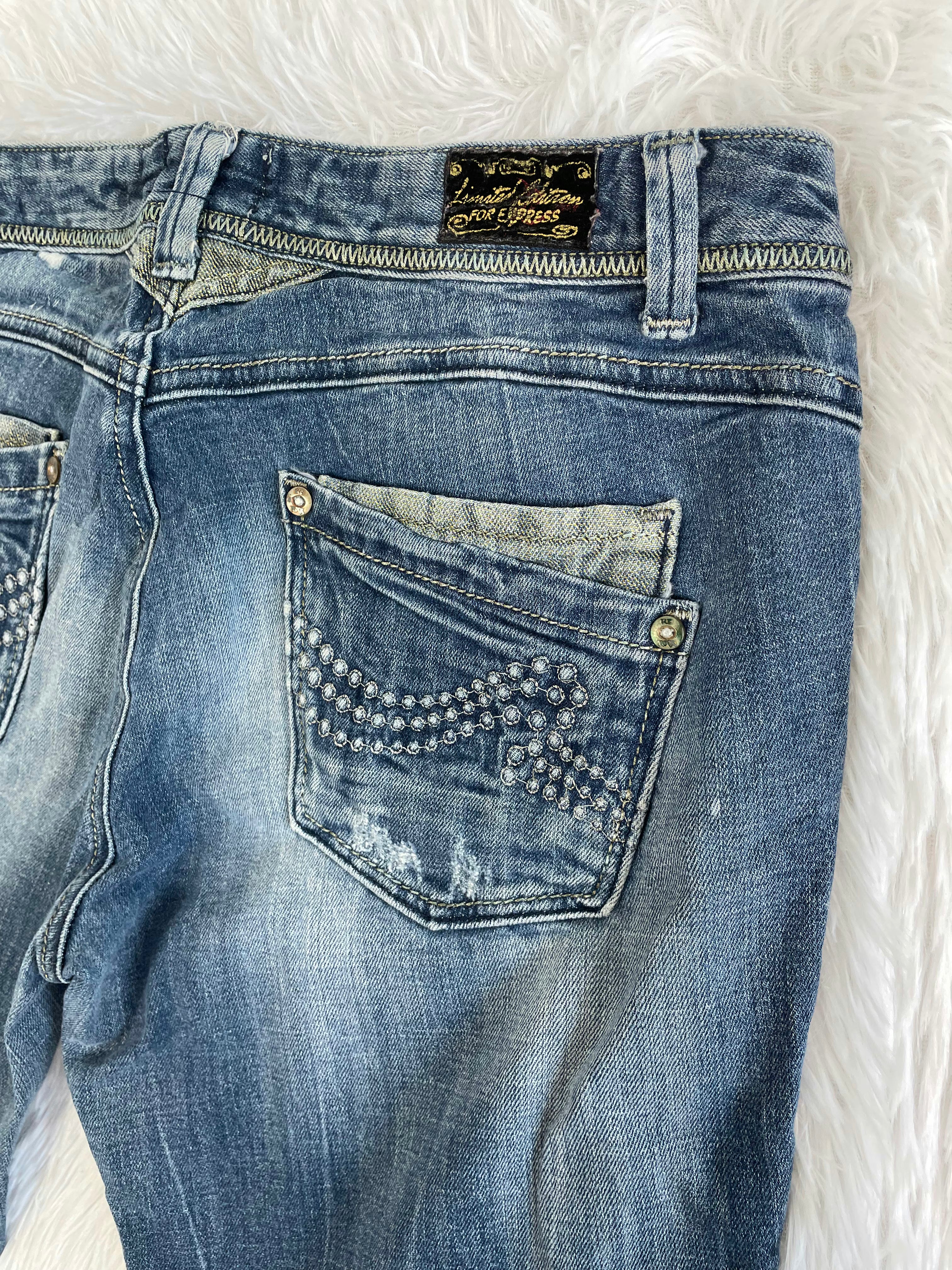 Los Angeles Vintage low waist flared jeans (Größe L)