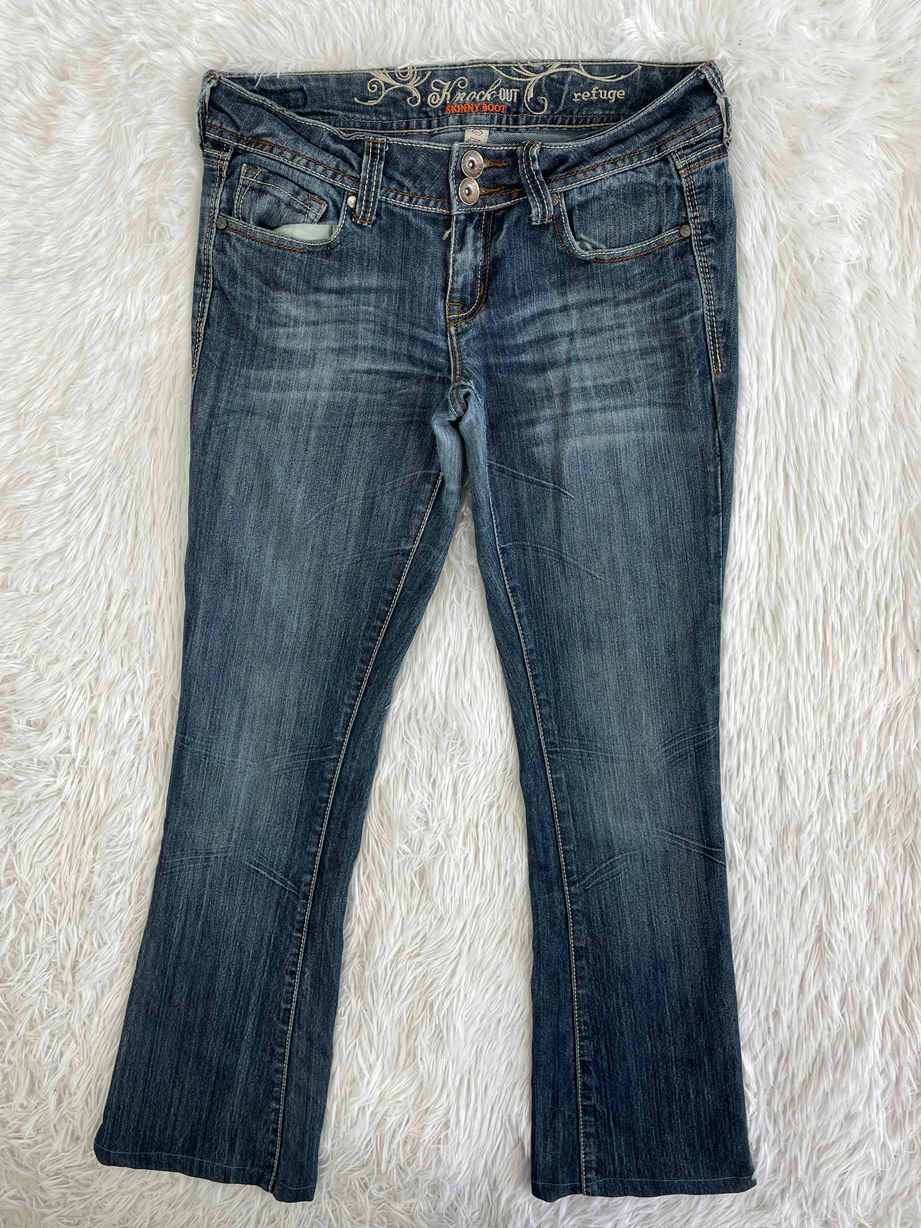 Knock out Vintage low waist flared jeans (Größe M)