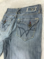 W Vintage low waist flared jeans (Größe XS)