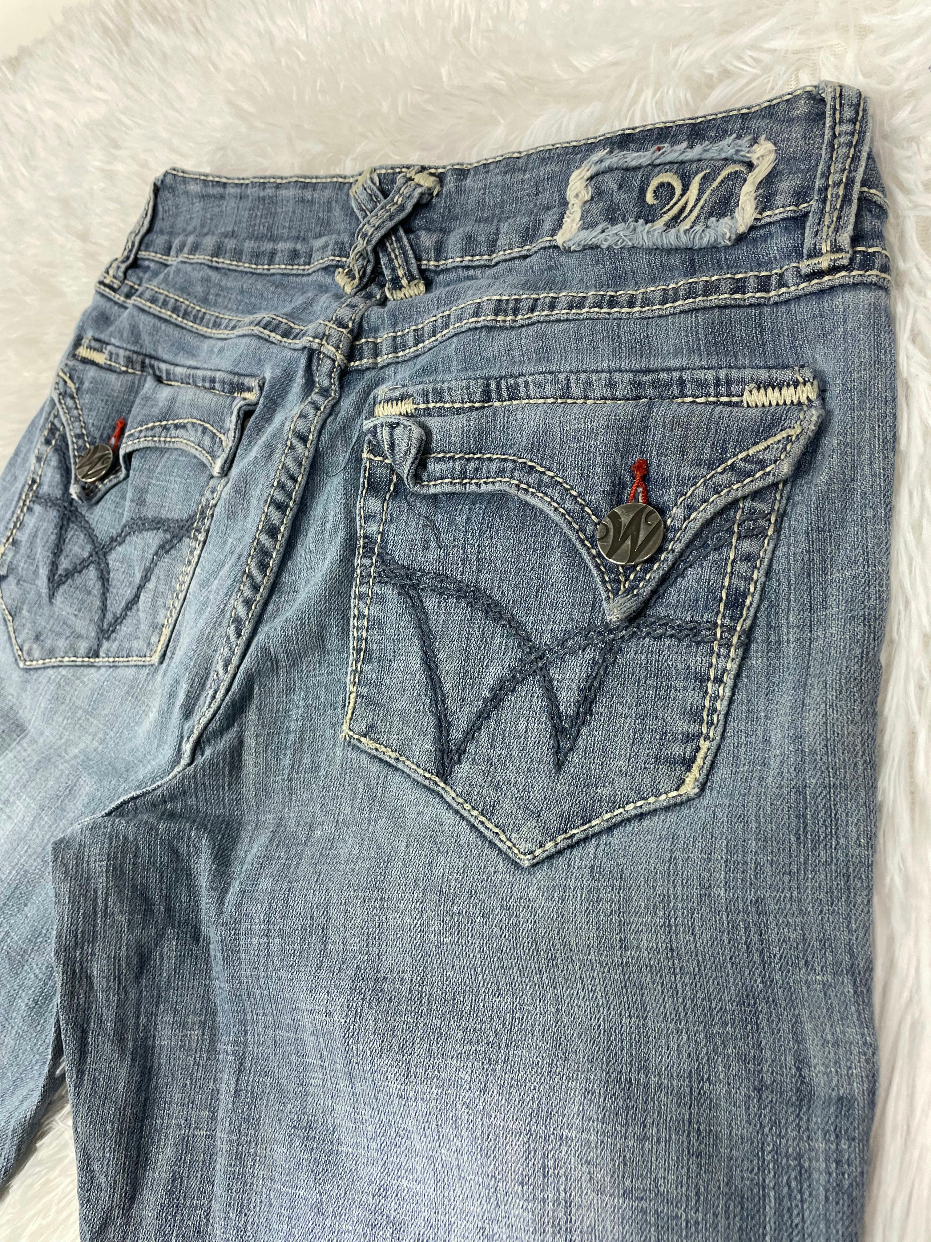 W Vintage low waist flared jeans (Größe XS)
