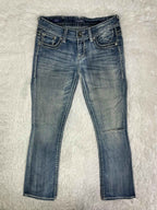 Vigoss Vintage Low Waist Flared Jeans (Größe XS)