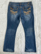 Amethyst Vintage low waist flared jeans (Größe L)