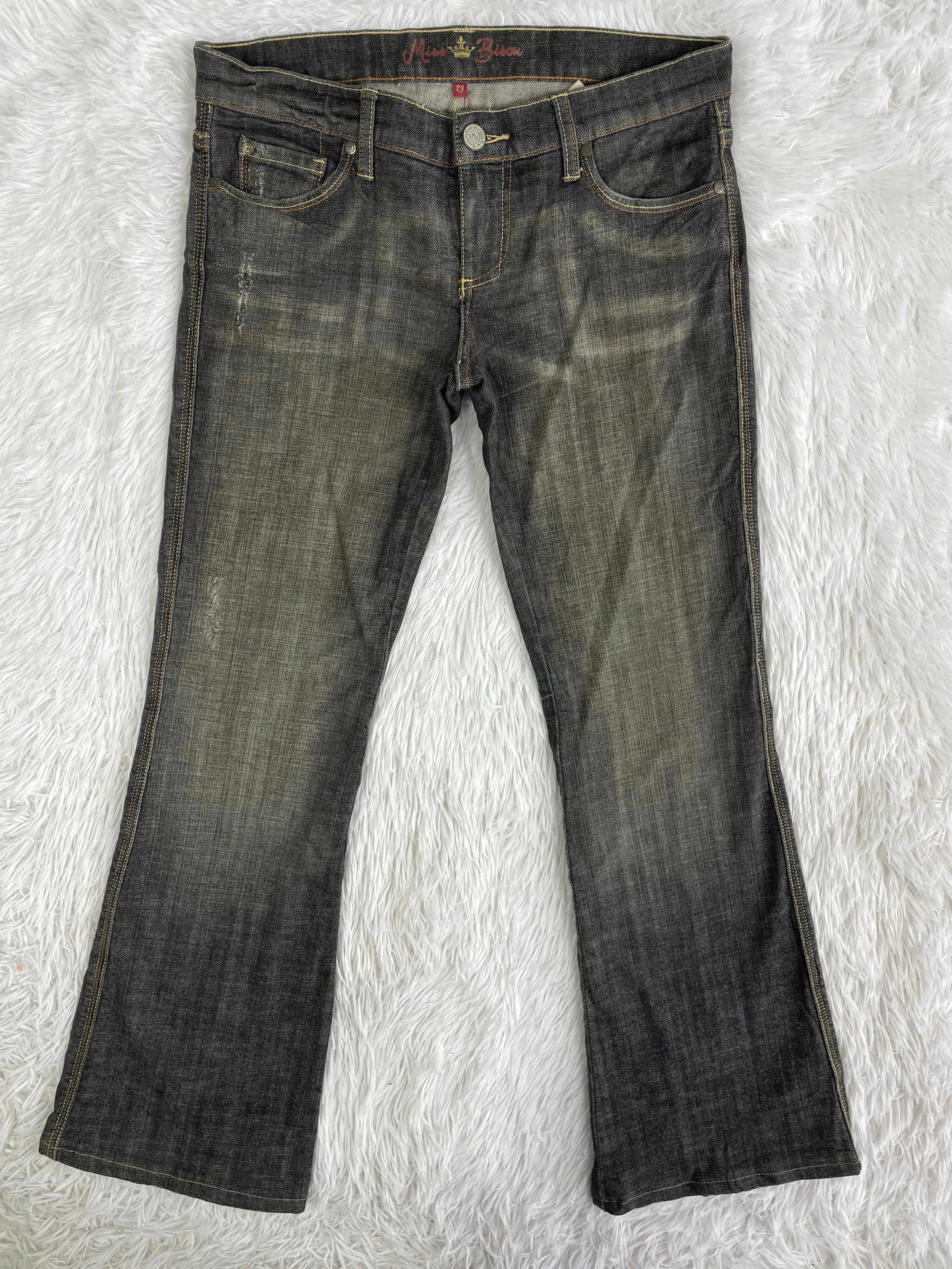 miss bison Vintage low waist flared jeans (Größe L)