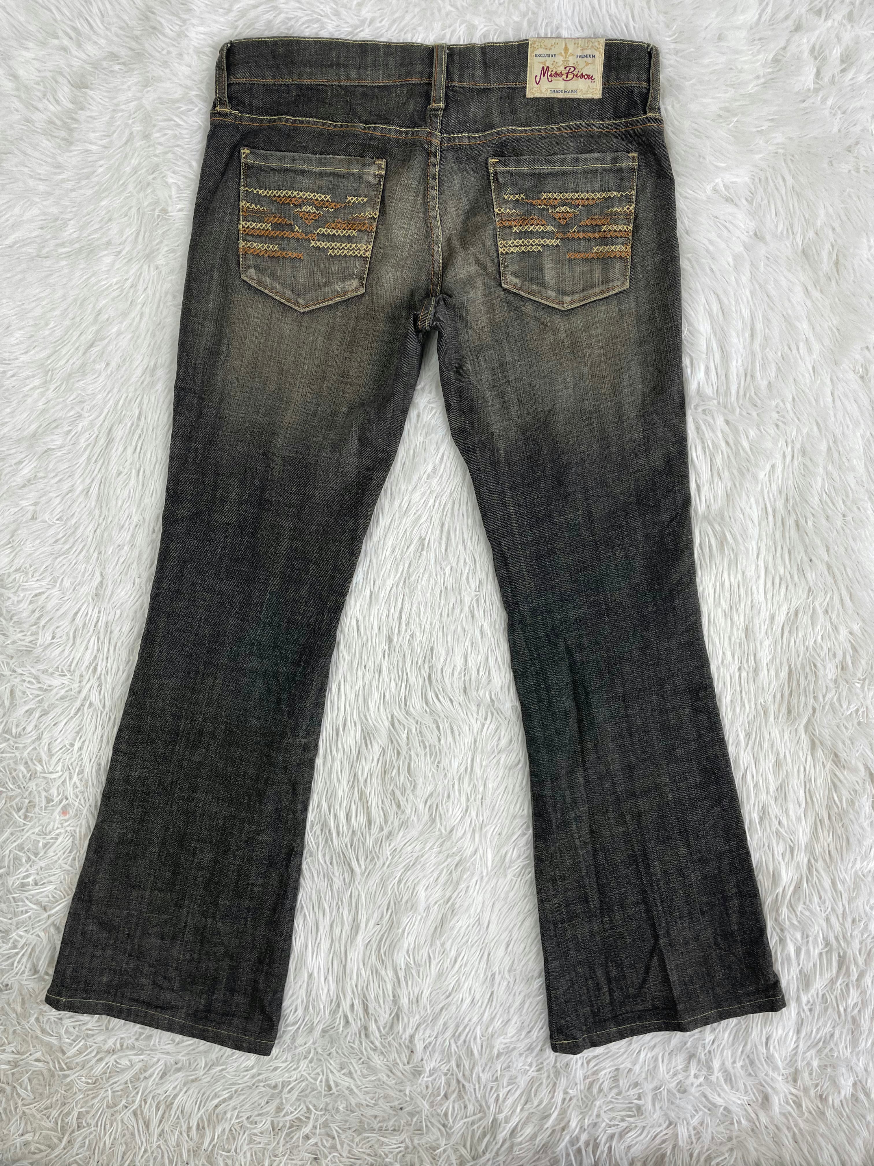 miss bison Vintage low waist flared jeans (Größe L)