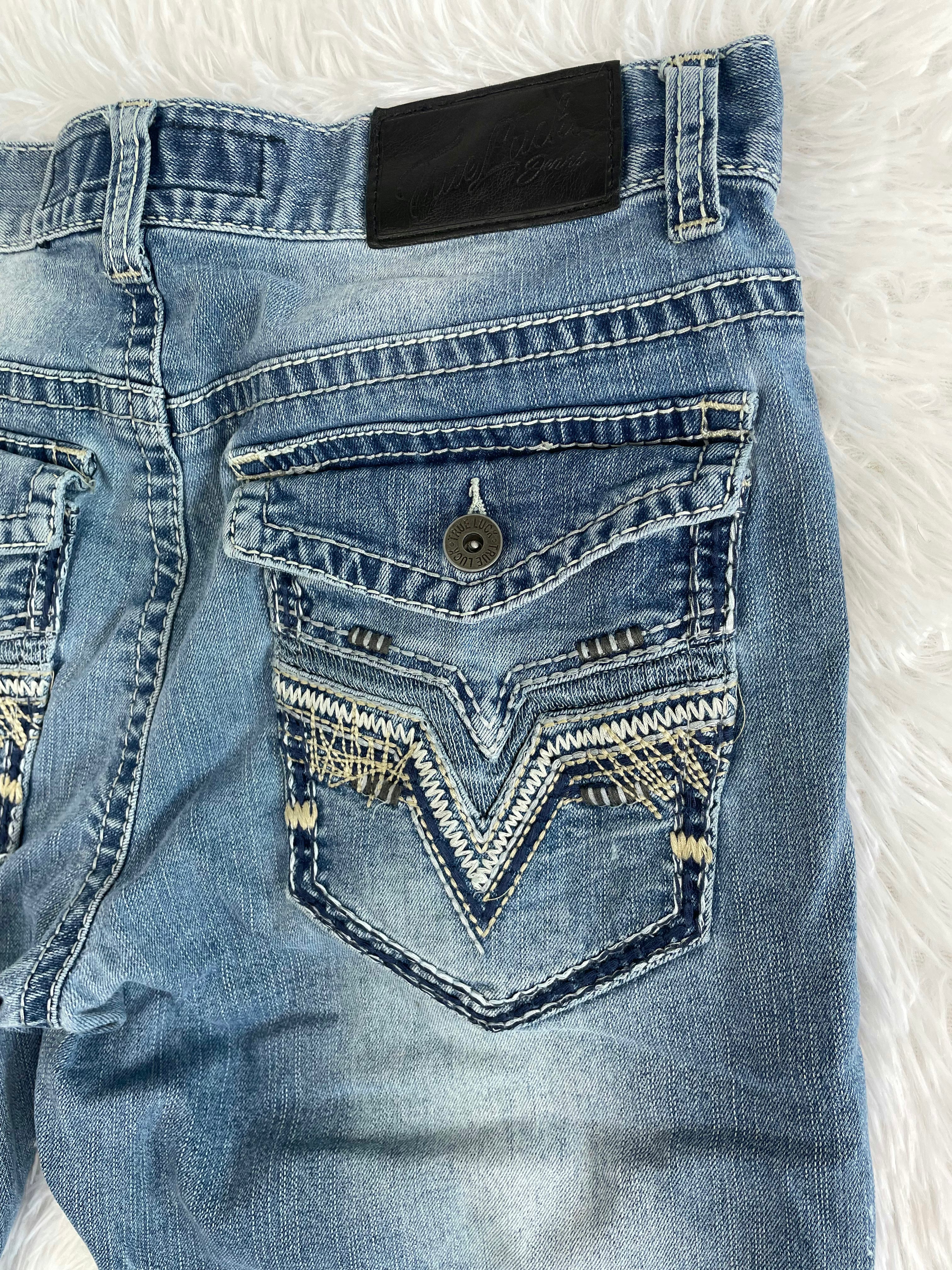 True luck Vintage low waist flared jeans (Größe L)