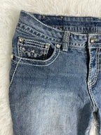 Vintage low waist flared jeans (Größe L)