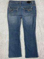 Vintage low waist flared jeans (Größe L)