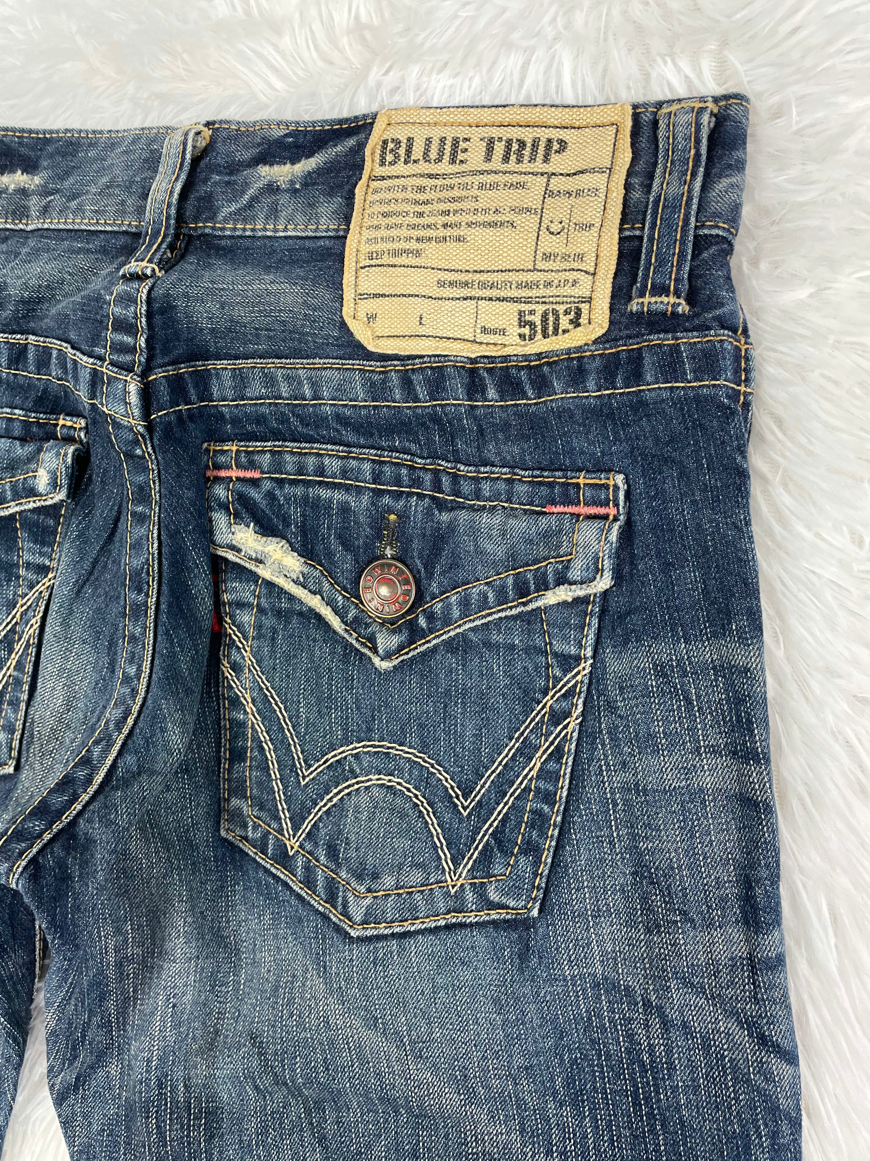 Edwin denim Vintage low waist flared jeans (Größe S)