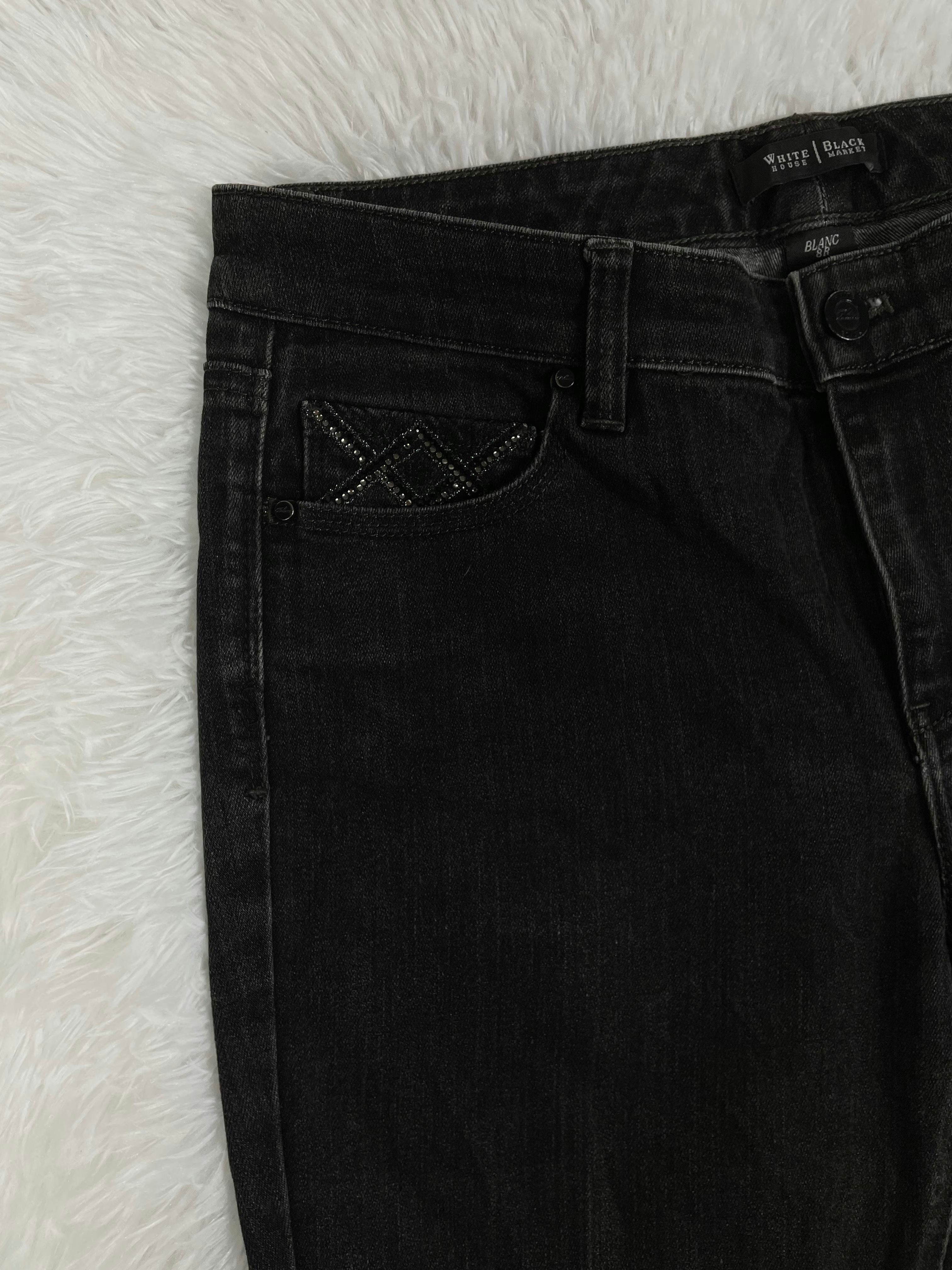 White House / Black Market Vintage low waist flared jeans (Größe S)